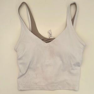 White Lululemon Align Tank